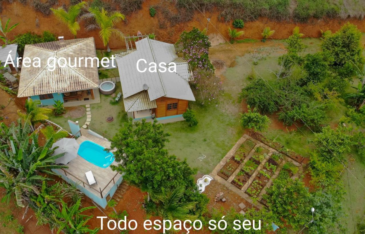 Chale Vista da Mata: Serene Mountain Retreat with Spa and Pet-Friendly Amenities Domingos Martins Exterior photo